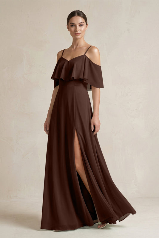 BROWN BRIDESMAID DRESSES