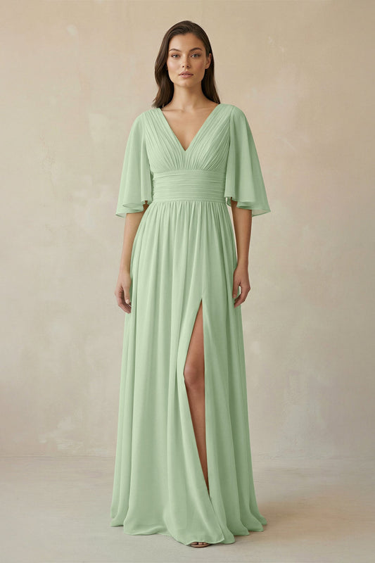 GREEN BRIDESMAID DRESSES