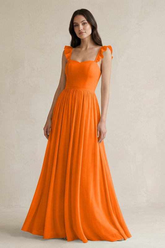 ORANGE BRIDESMAID DRESSES