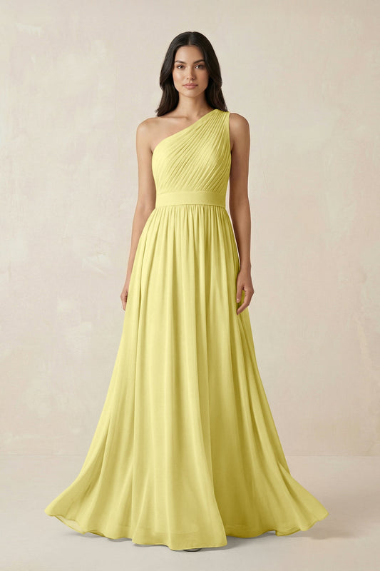 YELLOW BRIDESMAID DRESSES
