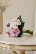 Artificial Silk Light Purple Rose Hydrangea Wedding Bridal Bouquets - SHE IS ME Accessories