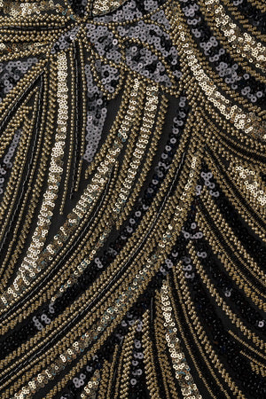 Black Strapless V Neck Sequins Bodycon Short Homecoming Dresses - SHEISME