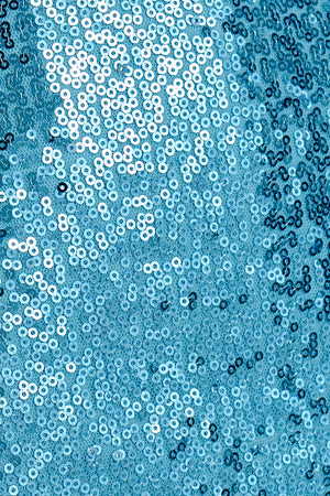 Blue Sparkly Spaghetti Straps Zipper Back Sequin Mini Homecoming Dresses-SHEISME