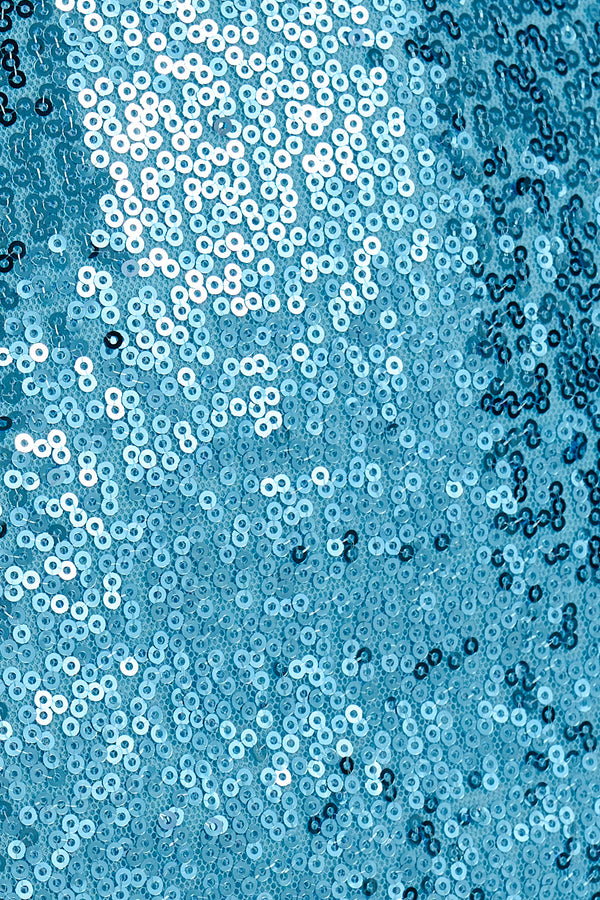 Blue Sparkly Spaghetti Straps Zipper Back Sequin Mini Homecoming Dresses-SHEISME