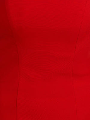 Red A-Line Strapless Ruffles Mini Homecoming Dresses - SHEISME