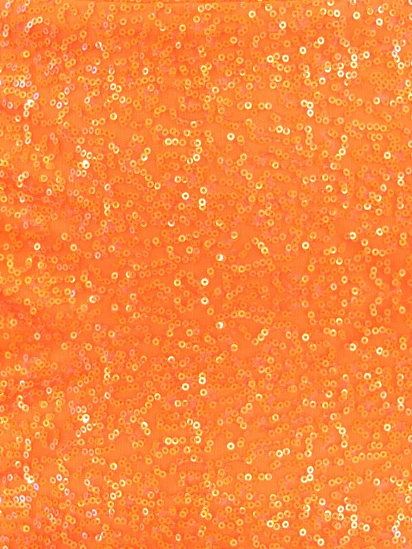 Bodycon Short Orange Scoop Neck Sequins Mini Party Dresses - SHEISME