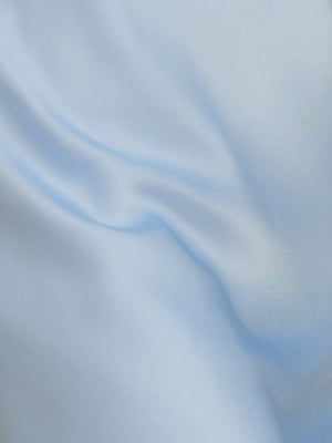 Fioraelyn | Sky Blue - Sheath Satin V Neck Short Homecoming Dresses with Flower Straps