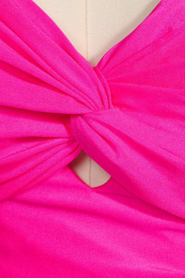Fuchsia Straps Hot Pink Sheath Short Homecoming Dress - SHEISME