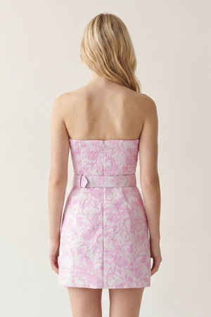 Pink Sheath Strapless Short Homecoming Dress - SHEISME