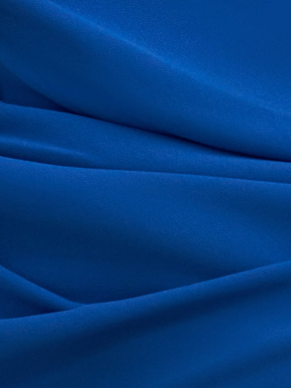 Ravelle | Royal Blue - Sheath Scoop Neck Short Homecoming Dresses With Train