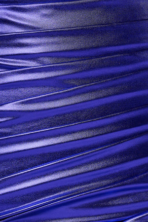 Royal Blue One-Shoulder Ruched Homecoming Dress - SHEISME