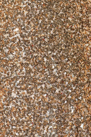 V Neck Sequins Maxi Dress With Slit in Champagne - SHE IS ME